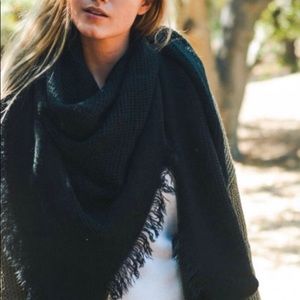 Open Weave Scarf  Square Scarf